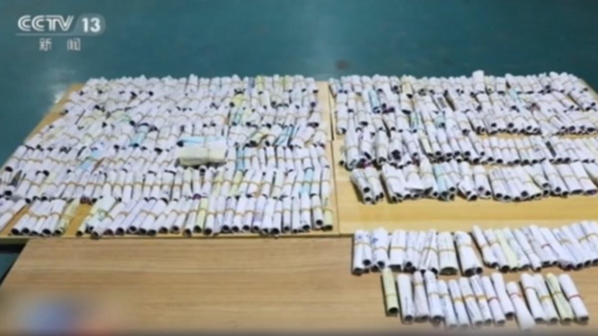 廣州海關破獲近年最大走私孕婦抽血樣本。(圖/央視)