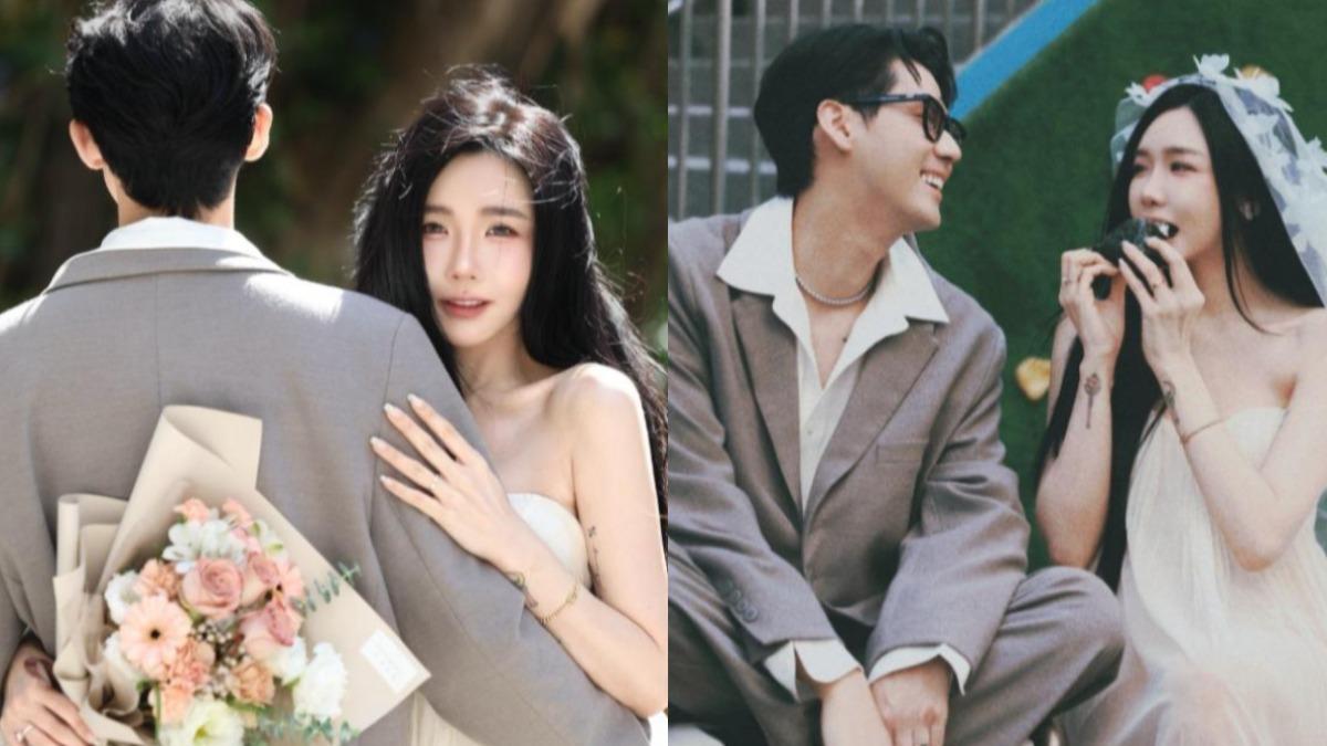 李玉璽和許允樂日前登記結婚。(圖/晴空鳥提供)