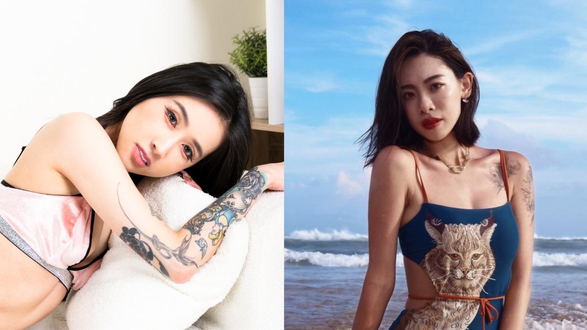 年度熱搜由 Kimmy(左)與前輔導長內內奪下冠亞軍。(圖/ SWAG 提供)