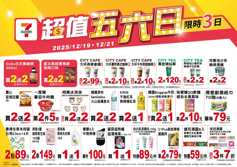 超商咖啡-超商優惠-7-11咖啡-全家買一送一-全家康康5