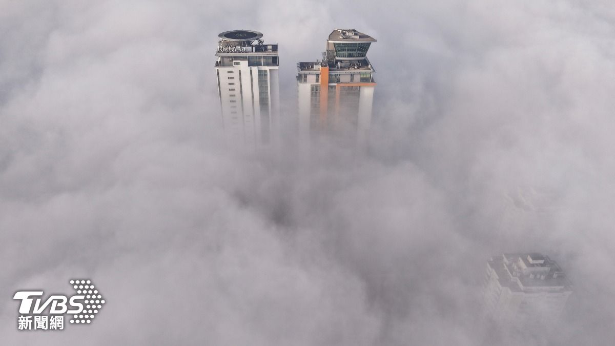 塞拉耶佛近日空污嚴重。　（圖／達志影像美聯社）
