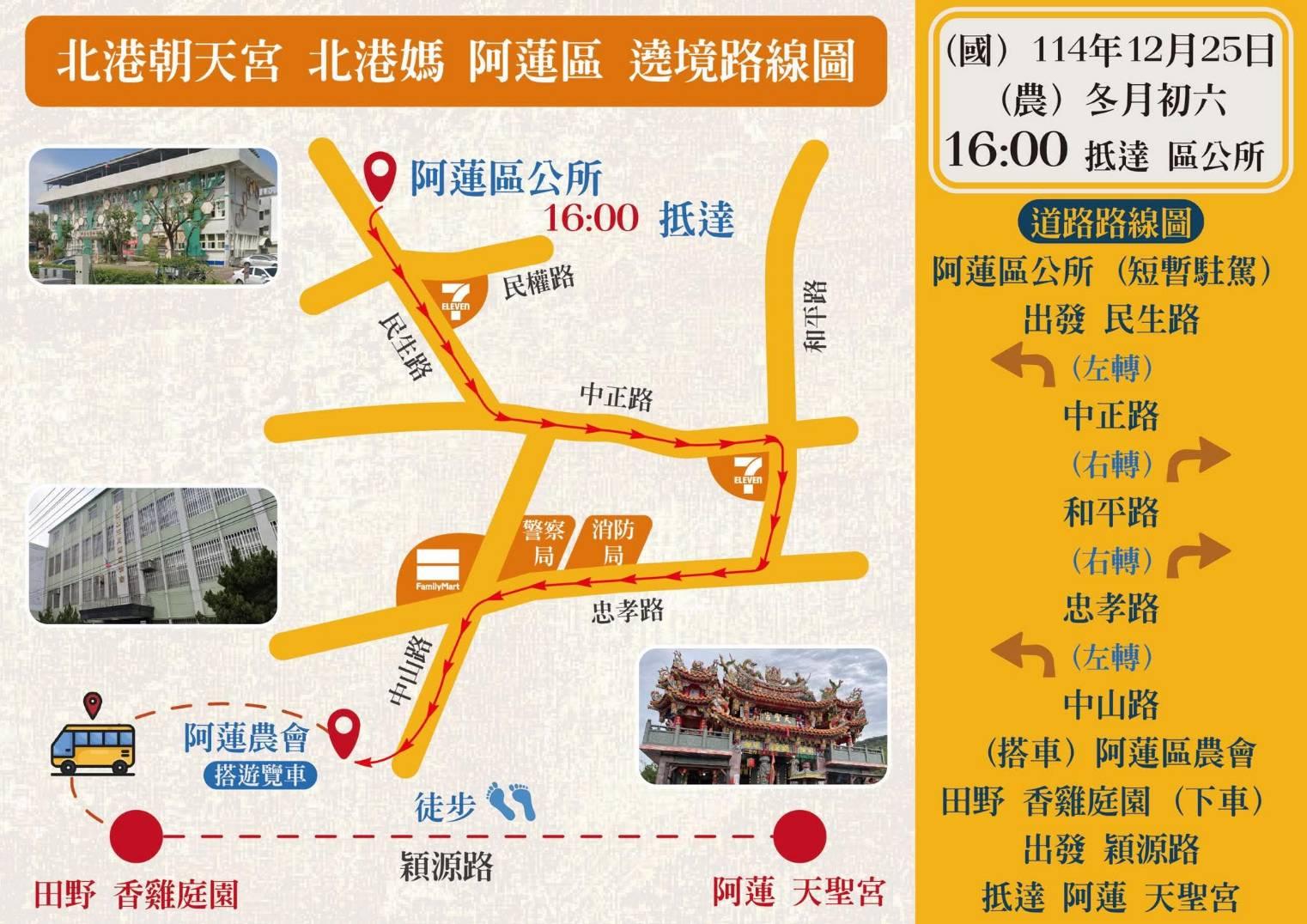 遶境賜福路線。（圖／TVBS）