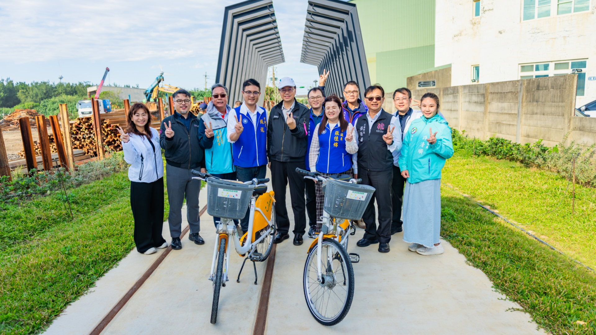 ▲臺鐵林口線路廊活化工程第五期竣工　桃林鐵馬道拚115年底全線串聯。（圖／桃園市政府提供)