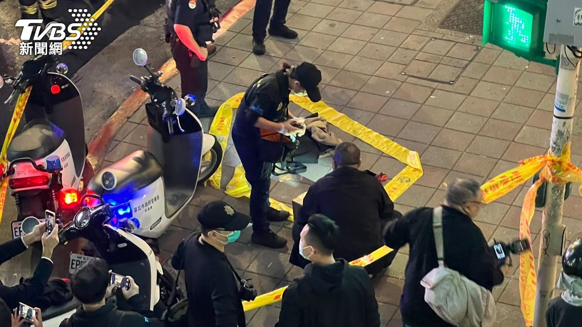 台北發生一起恐怖攻擊事件。(圖/胡瑞麒攝)