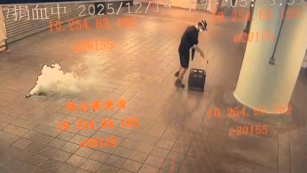 兇嫌犯案身影。(圖/TVBS)