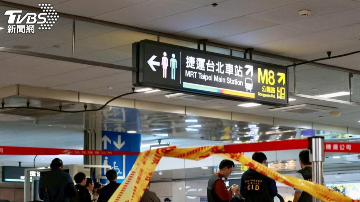 北捷啟動全線車站警戒升級。(圖/潘建樺攝)