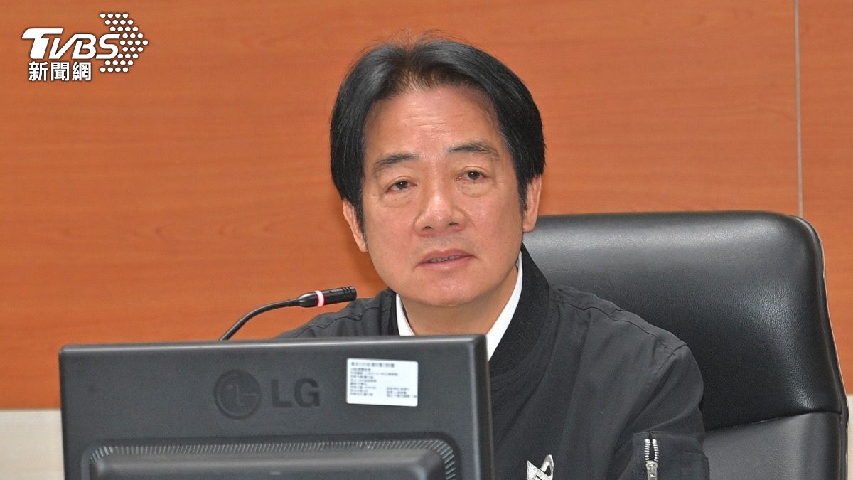 總統賴清德20日前往警政署聽取簡報。(圖/胡瑞麒攝)