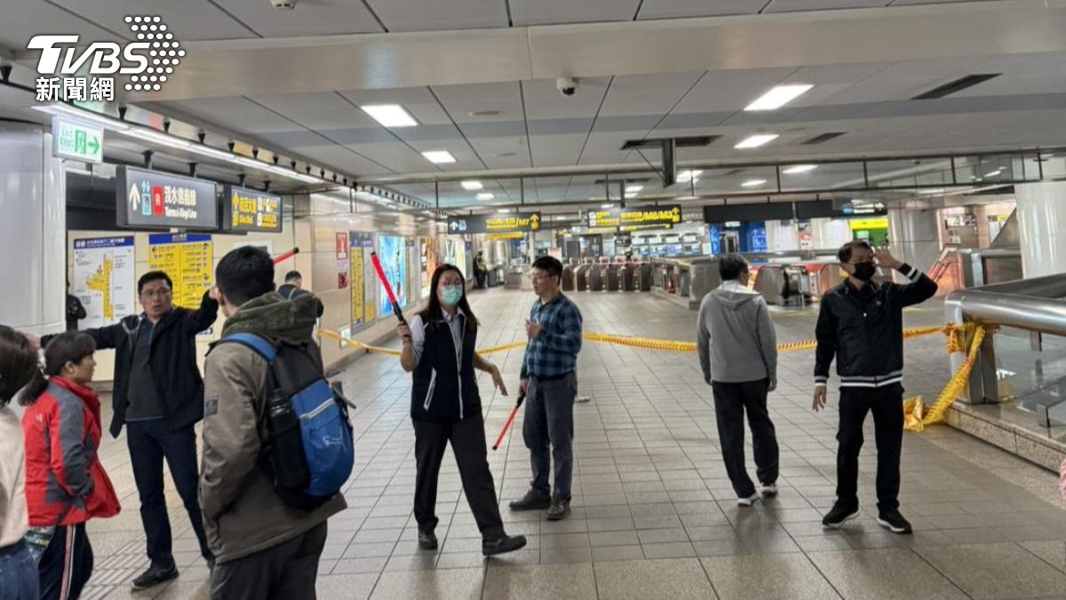 北捷中山砍人/54歲男員工協助疏散旅客嗆傷 今午步行出院