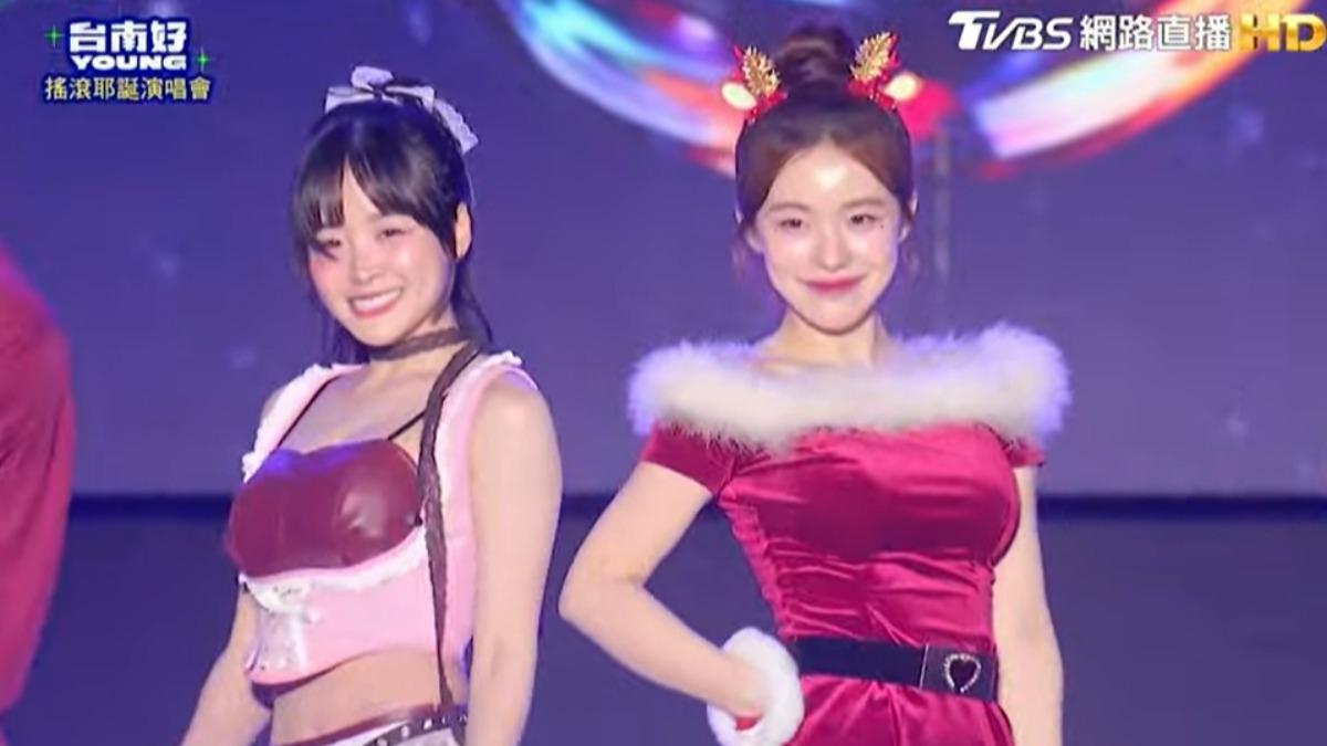 李多慧台南耶誕演唱會辣秀「蜜大腿」　首主持一夜未眠！網大讚：台風好穩　