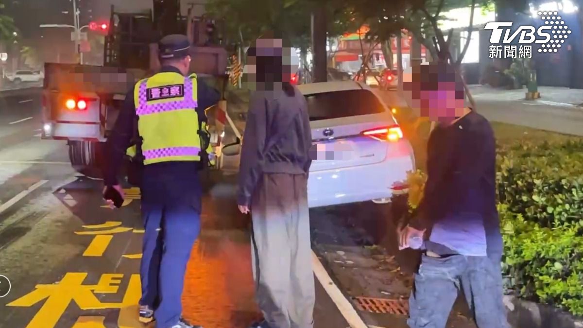 雙方駕駛的酒測值為0，事故原因正由交通大隊進行分析研判。（圖／TVBS）