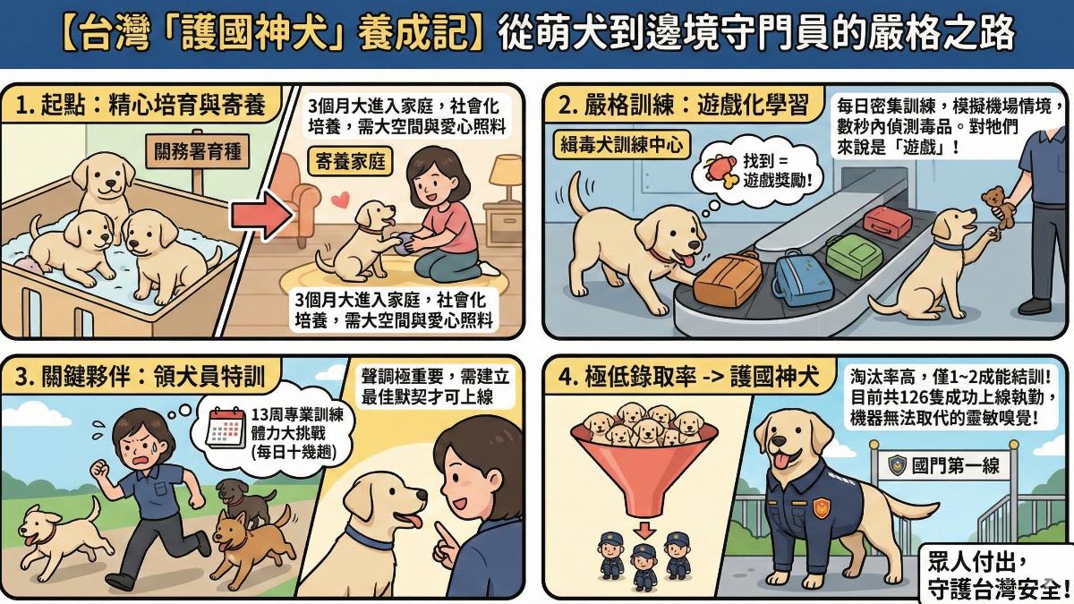 護國神犬養成日記。（圖／AI）