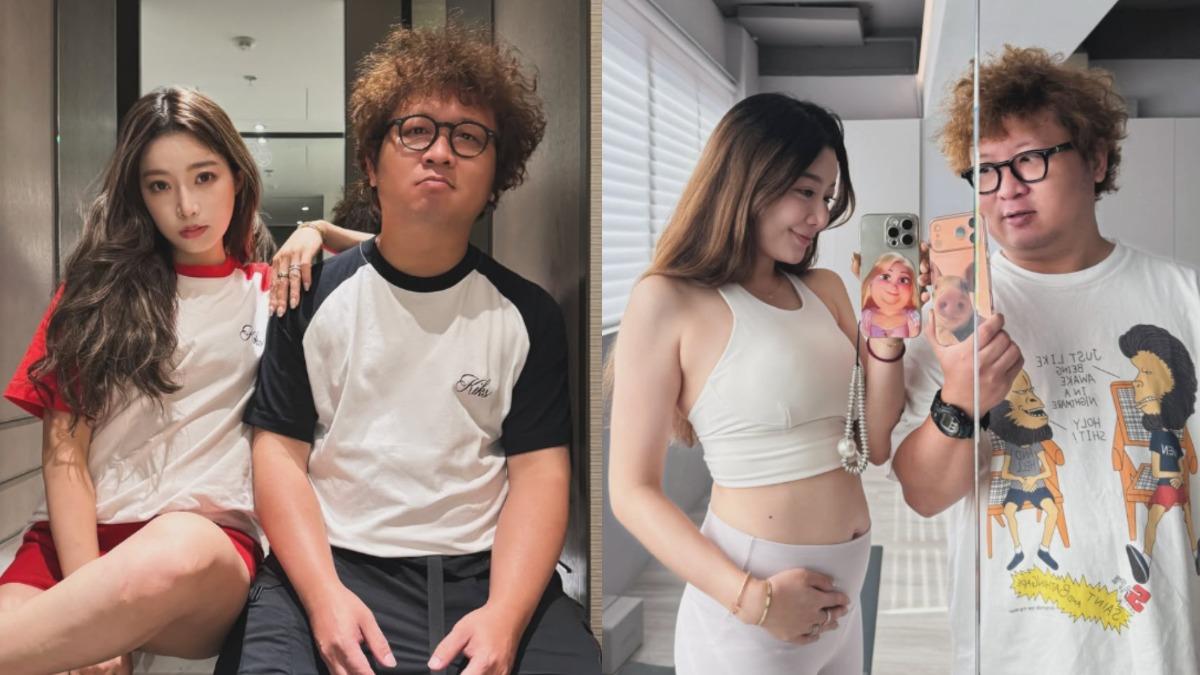依依(陳依依)和44歲的藝人納豆(林郁智)交往近十年,本月初驚喜公開懷孕喜訊。(圖/翻攝自Instagram/sherry11ee)