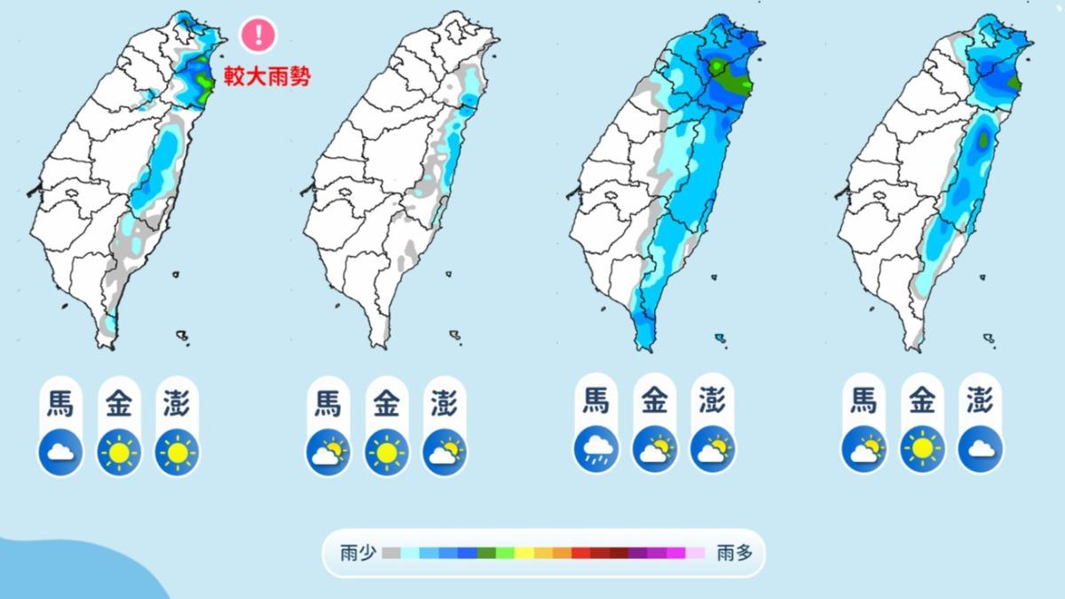 天氣/冬至變天!這天雨最猛「半個台灣濕冷」挑戰冷氣團機率曝