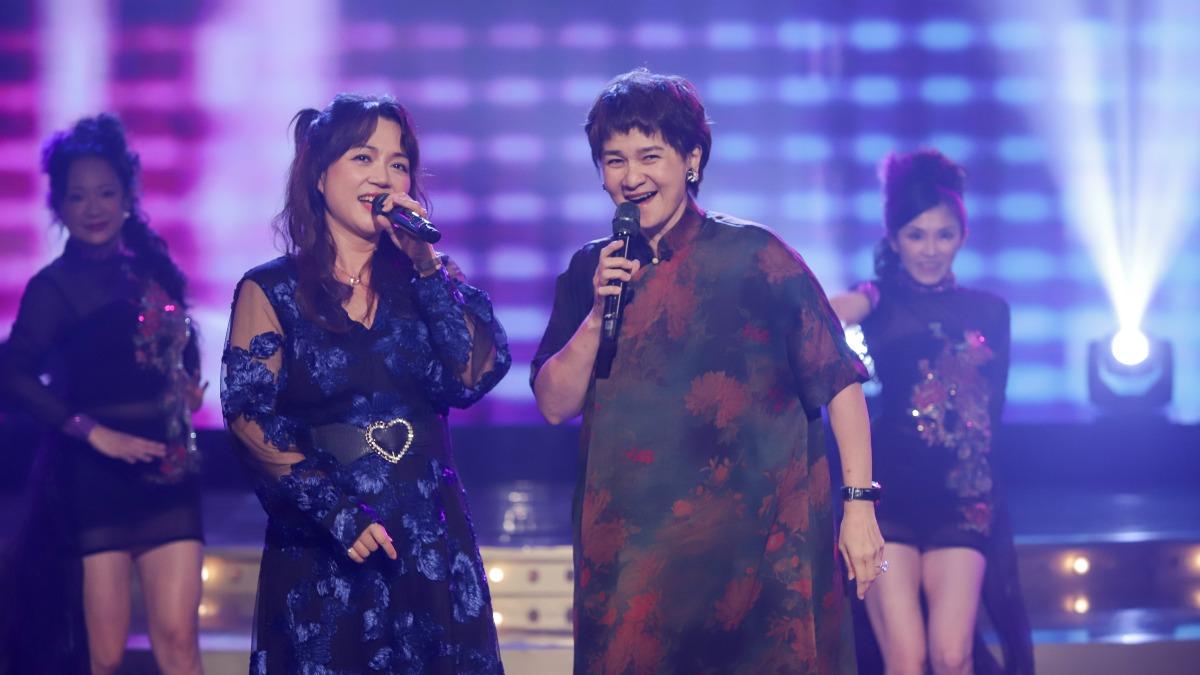 秀蘭瑪雅、柯以敏登台演出。(圖/民視提供)