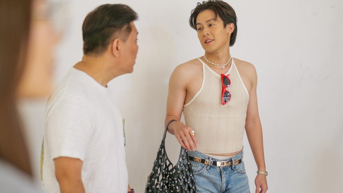 許瑞奇在飾演阿好那段期間,做什麼都想著「姿態要漂亮」。(圖/甲上提供)