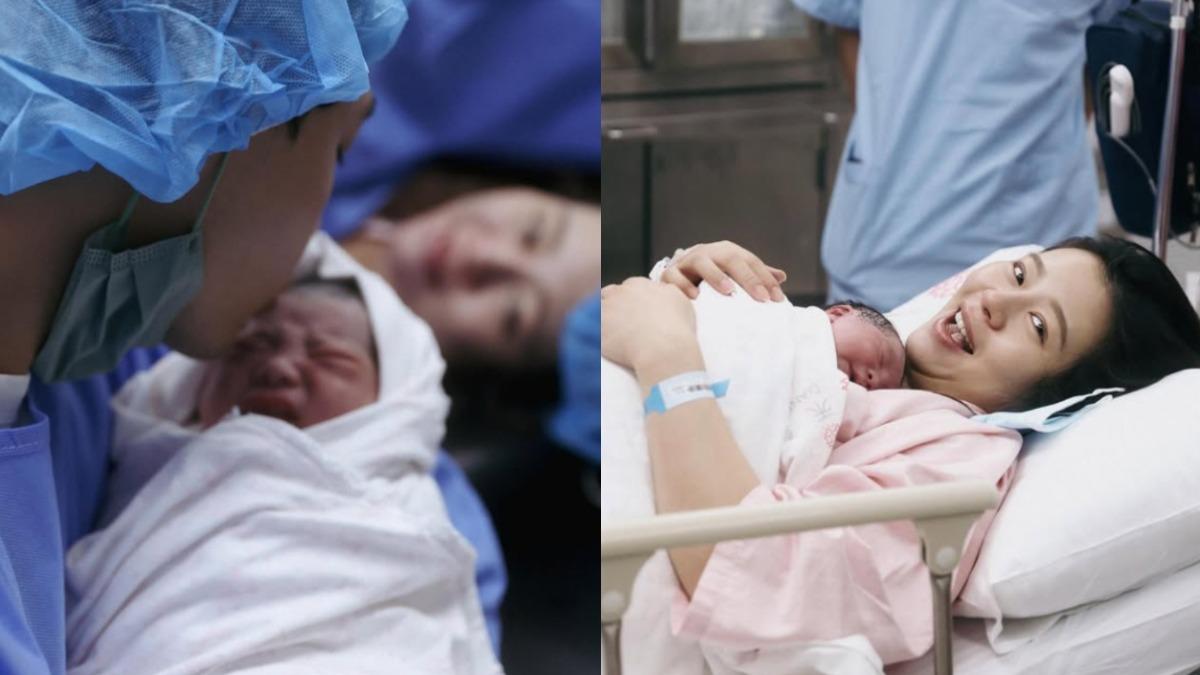 劉品言與連晨翔兩人於11月初迎接寶貝女兒「連 TT」誕生。(圖/翻攝自Instagram/esther88)