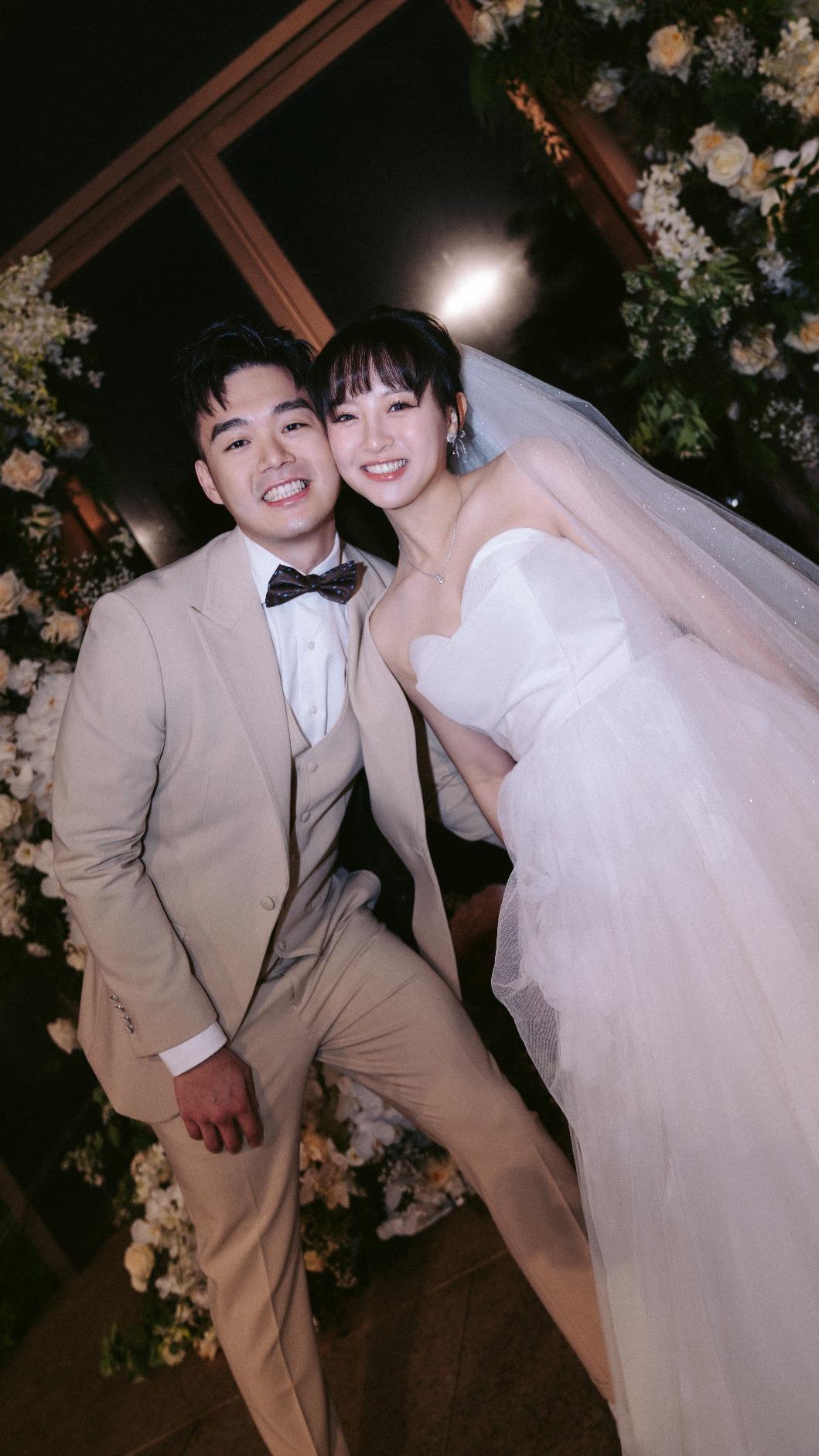 王齊麟和十元辦婚宴。（圖／經紀人提供）