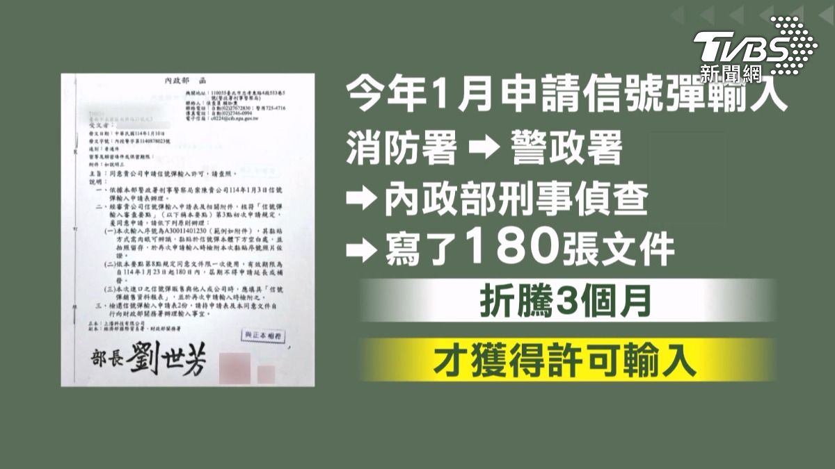 進口商在社群媒體上發布了公文證明，這些煙霧彈的進口來源是合法的。（圖／當事業者官網）