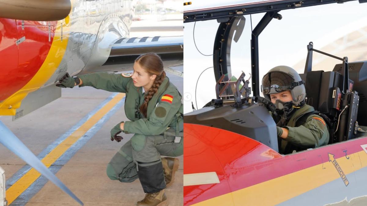 「歐洲最美公主」創里程碑！20歲獨立開飛機　三軍訓練進尾聲
