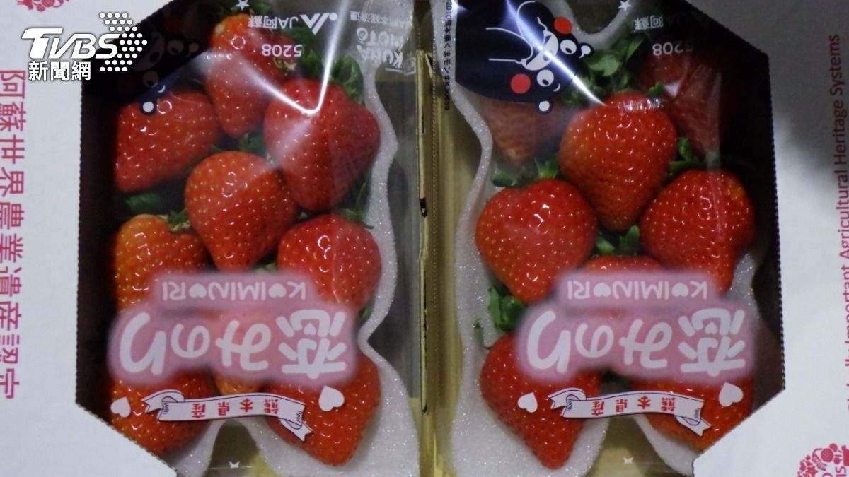 日本草莓農藥殘留超標。(圖/食藥署提供)