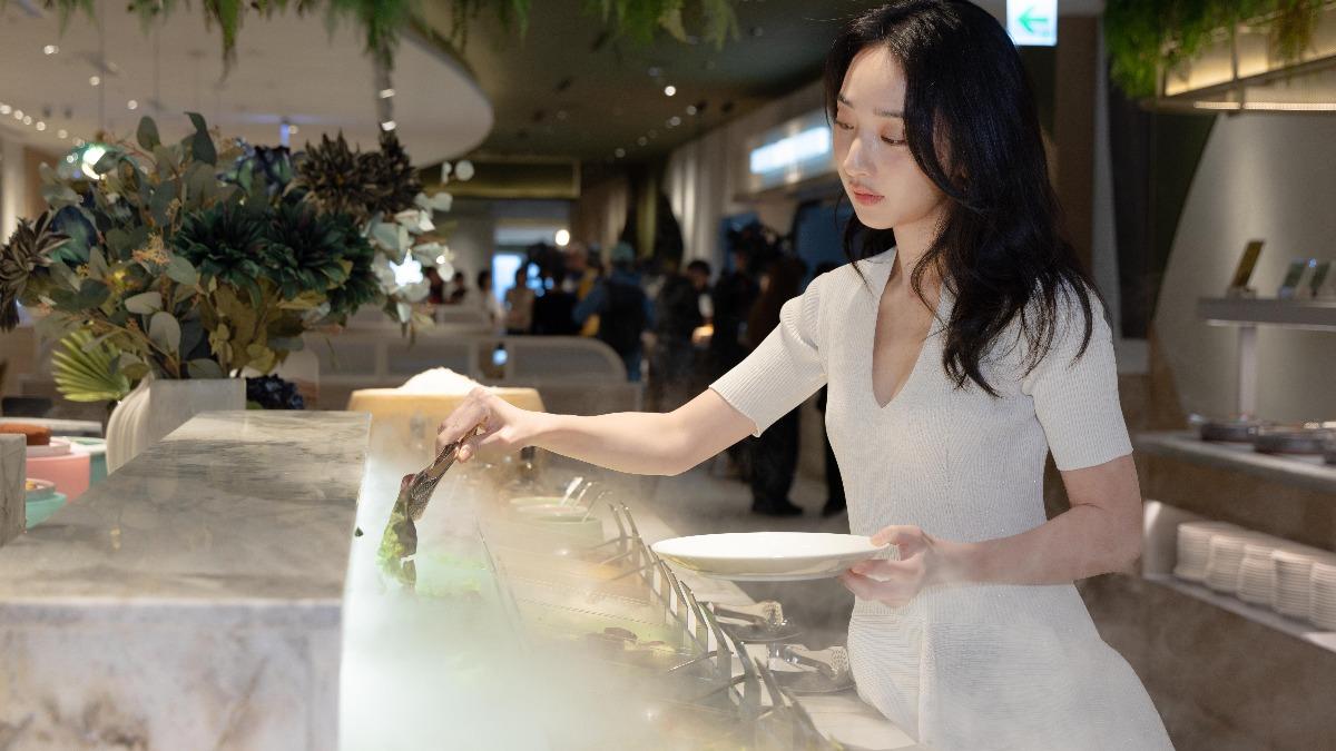 餐台位於正中間。(圖/業者提供)