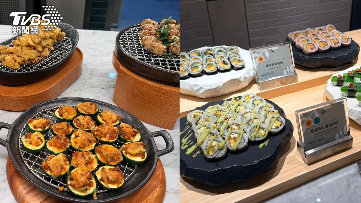 饗賓集團旗下人氣蔬食Buffet「果然匯」正式回歸台北車站商圈。(圖/陳昫蓁攝)