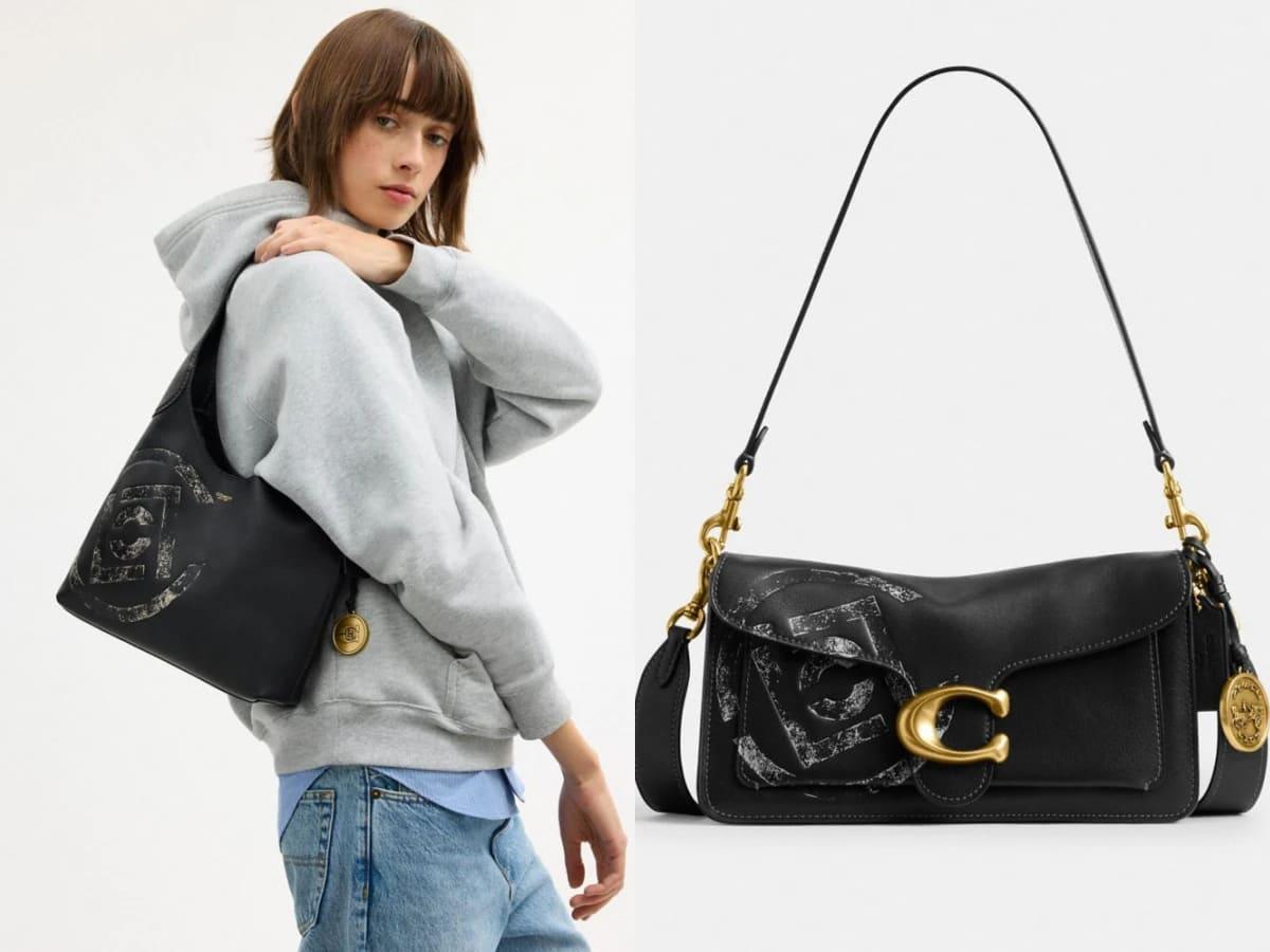 BROOKLYN COACH CLOT 28 單肩手袋,NT.14,800;TABBY COACH CLOT 26 單肩手袋,NT.19,800。(圖/翻攝自Coach x CLOT官網)