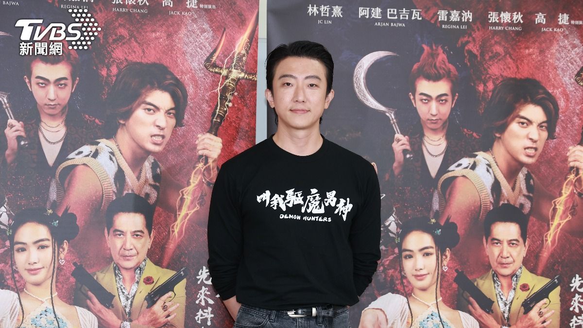《叫我驅魔男神》今日舉辦媒體聯訪,懷秋出席。(圖/黃城碩攝)