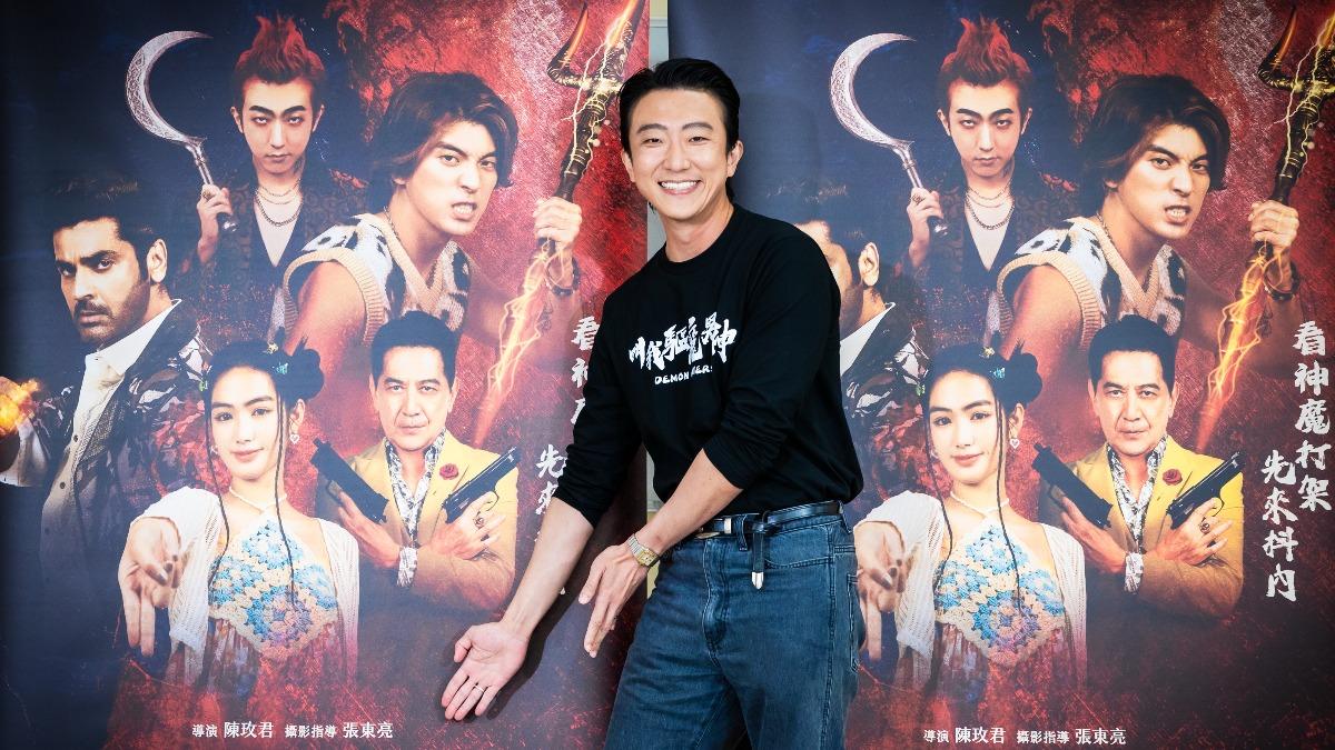 懷秋現身《叫我驅魔男神》宣傳。(圖/光盛影業提供)
