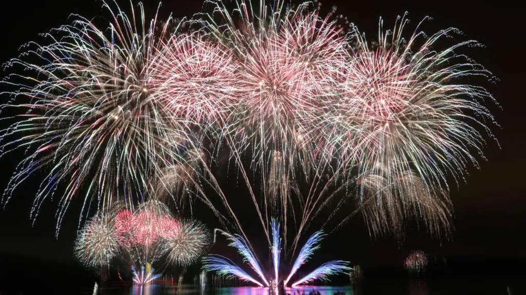 2025日月潭跨年晚會煙火秀。(圖/翻攝自日月潭國家風景區官網)