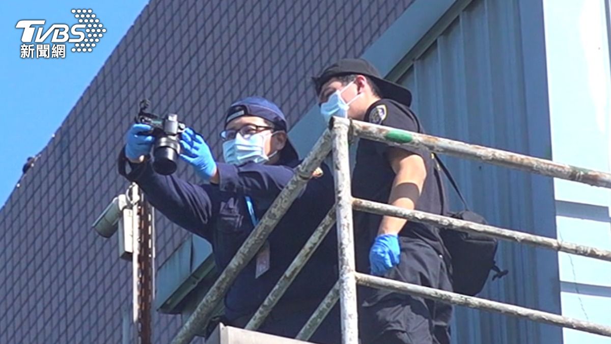 檢警追查張文恐非畏罪墜樓，而是逃亡失足。（圖／TVBS）