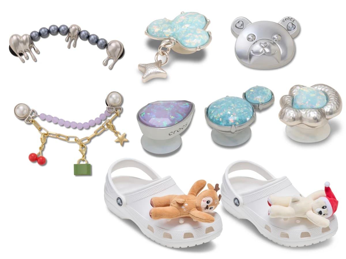 這次搭配的 Jibbitz™ 鞋扣同樣成為聖誕穿搭的加分關鍵。(圖/翻攝自Crocs)