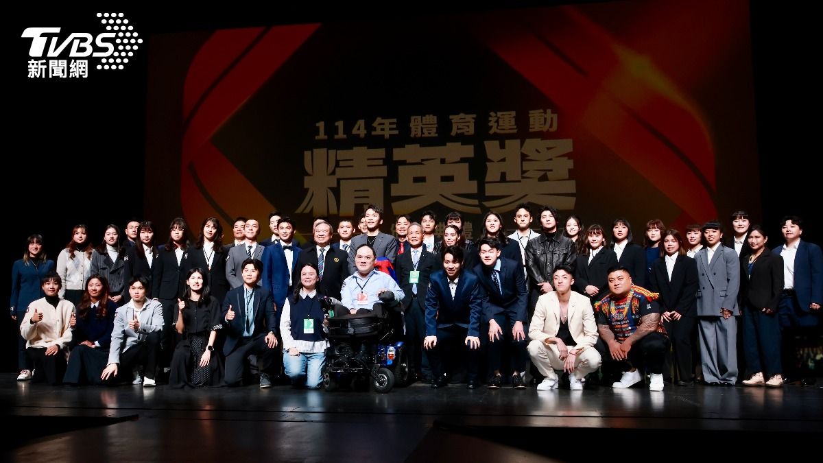 一年一度的精英獎今天登場,選手合影。(圖/潘建樺攝)