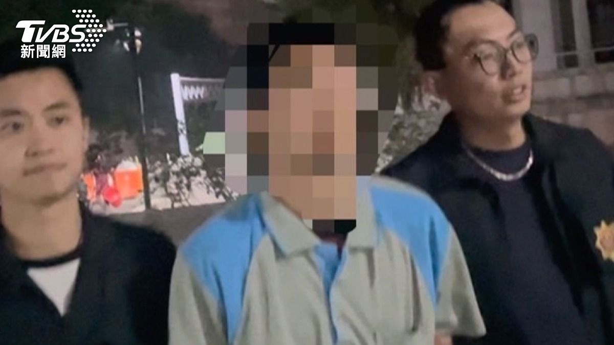 台中19歲男子恐嚇「完成張文遺願」 警方迅速逮捕羈押。(圖/TVBS)