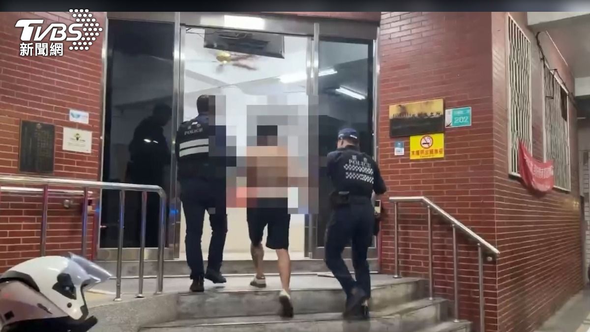 葉姓男子為了替母親討公道,持刀砍傷自己表兄弟,警方依殺人未遂法辦。(圖/TVBS)