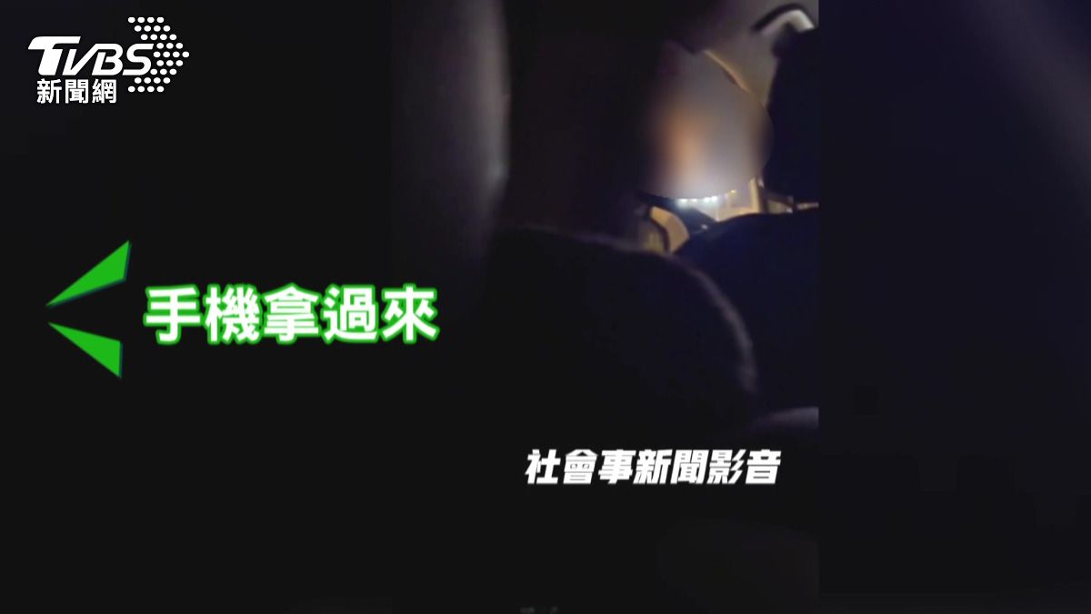 男停車國道攔車嗆聲 後座客全程錄下。(圖/畫面翻攝 社會事新聞影音)