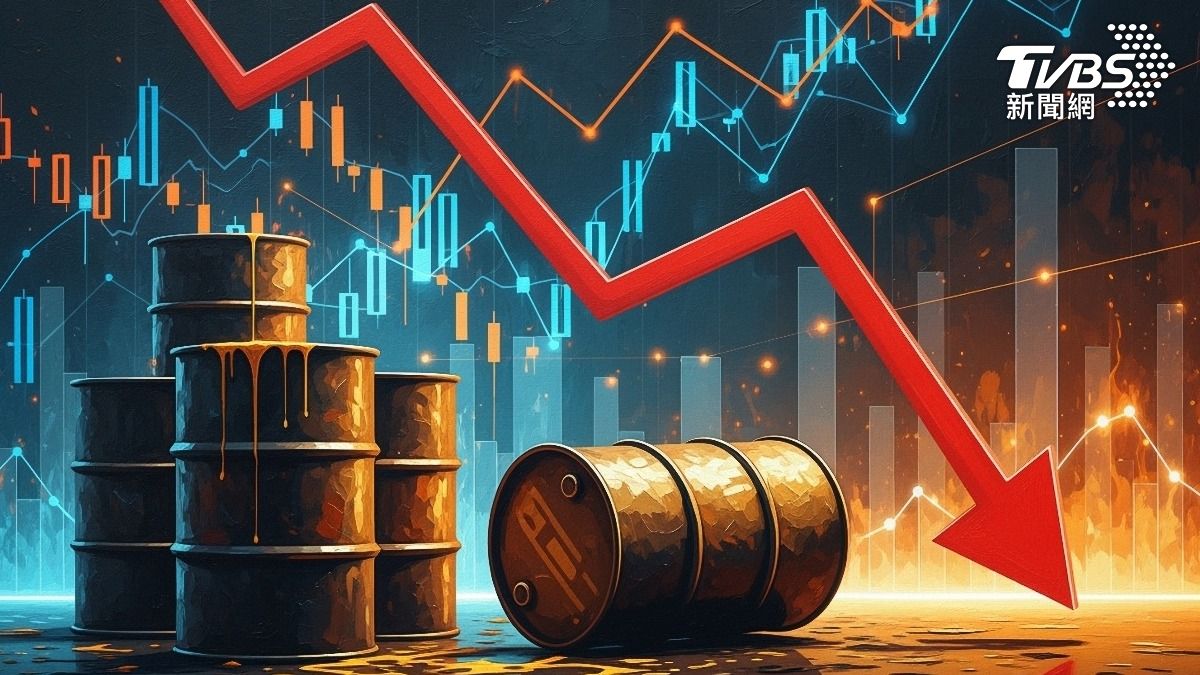 國際油價24日小幅下跌後,今年將創下自2020年以來的最大年度跌幅。(示意圖/達志影像shutterstock)