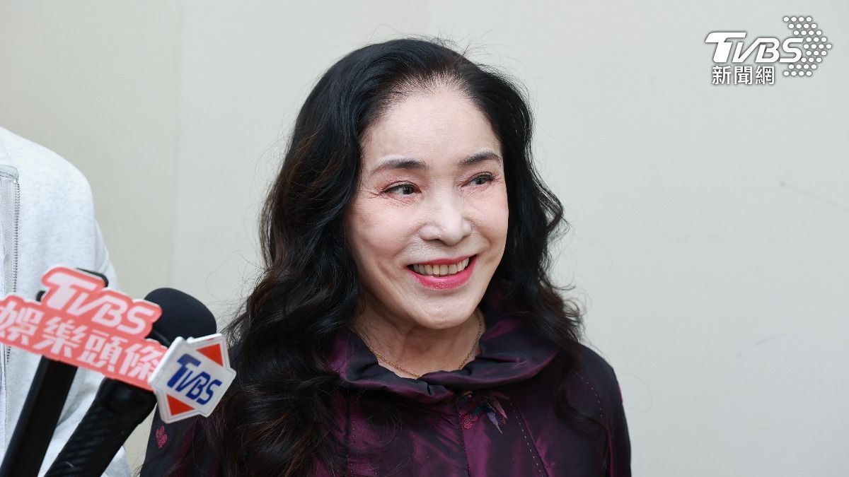 李亞萍爆失智後露面,接受《TVBS新聞》訪問。(圖/黃城碩攝)