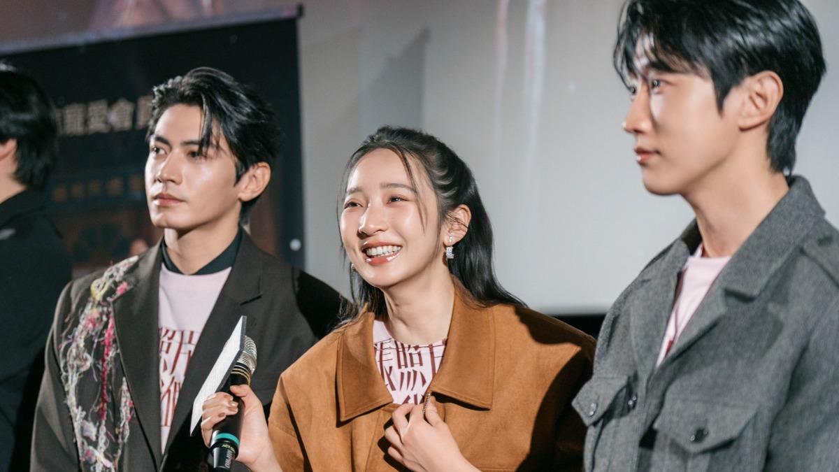 李沐、宋柏緯、振永出席中華電信包場。(圖/瀚草文創GrX STUDIO提供)