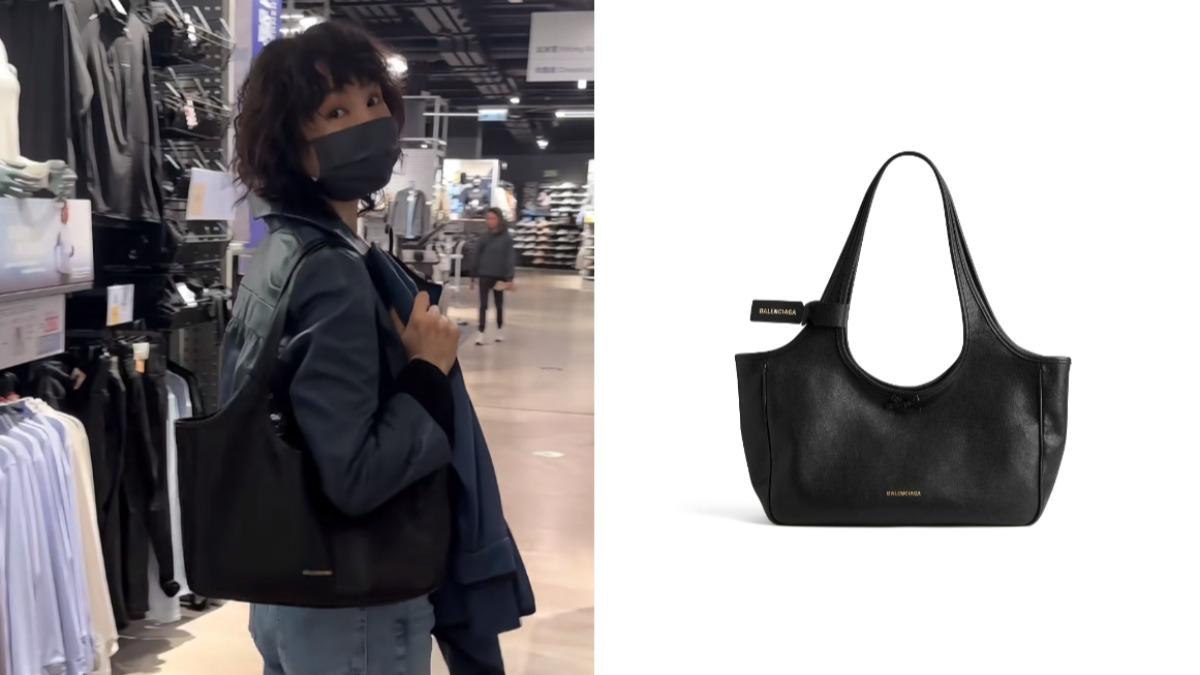 這款包低調時尚,簡約又百搭。(圖/翻攝自張曼玉小紅書、BALENCIAGA官網)