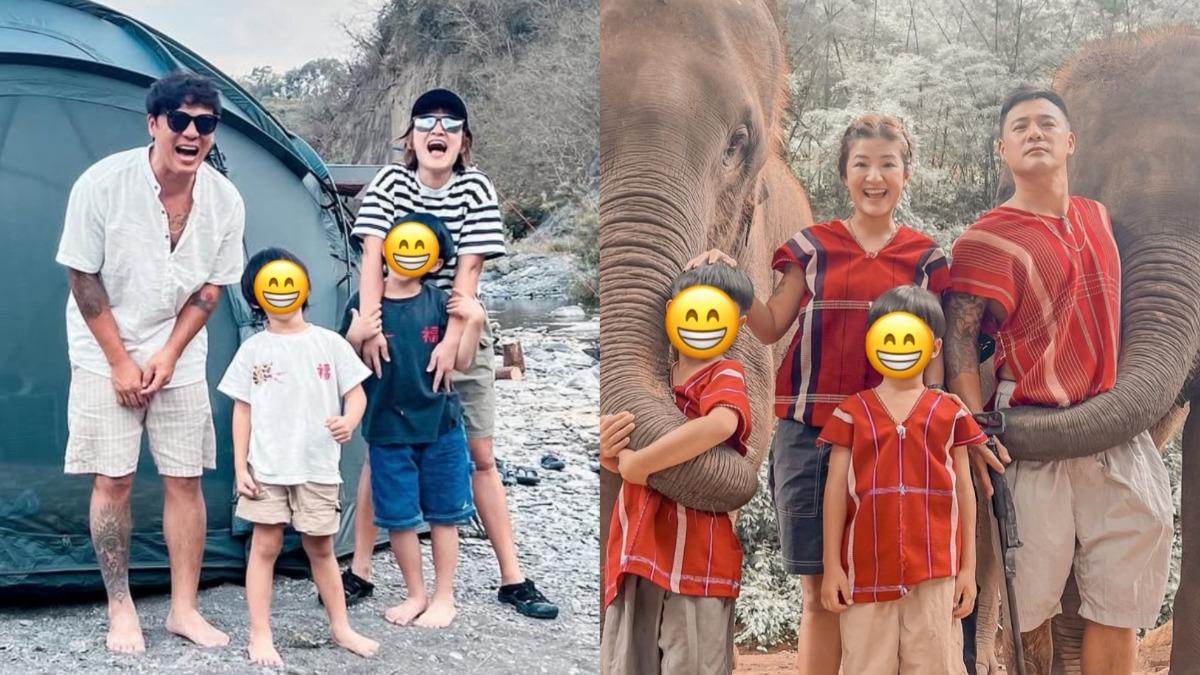 男星竇智孔與老婆許淑幃（幃幃）結婚十多年，育有2個兒子大福、大仁。（圖／翻攝自Instagram／bobbyduo）