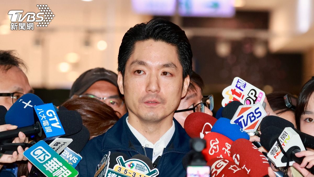 台北市長蔣萬安受訪。(圖/潘建樺攝)