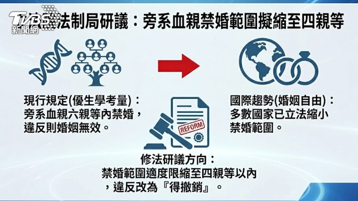 立院拋近親禁婚限縮至四親等。(圖/TVBS)