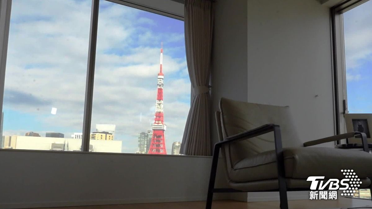 東京頂級豪宅可遠眺東京鐵塔／TVBS攝