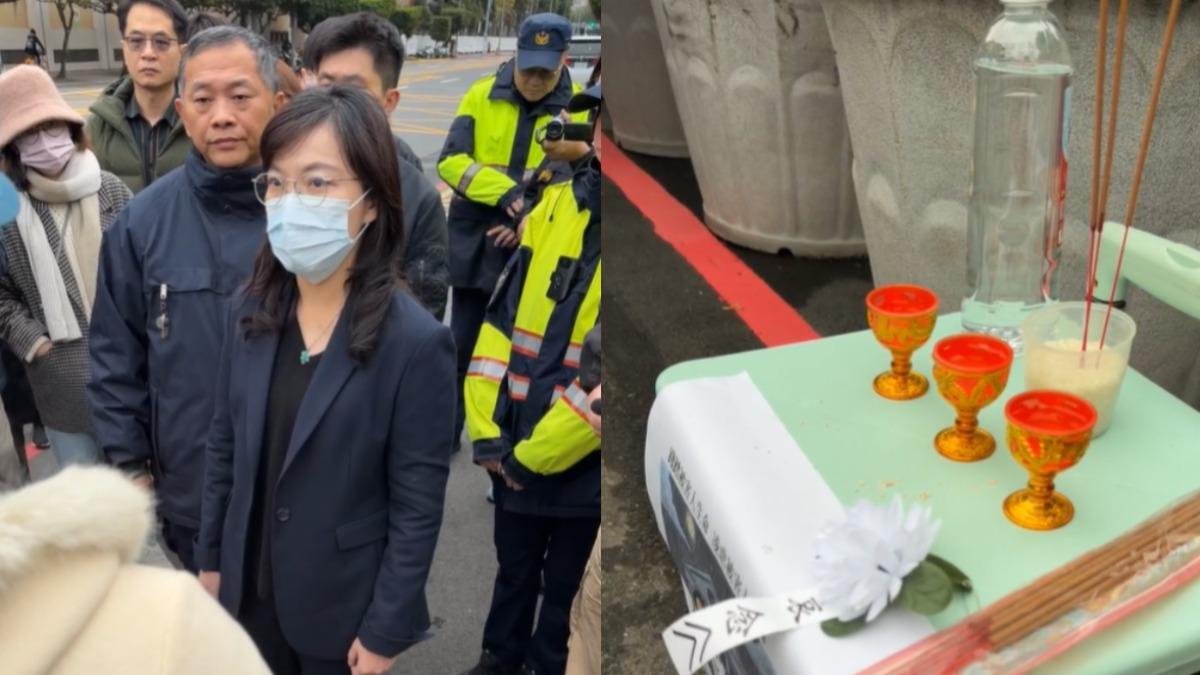 國中割頸案/民團司法院前擺祭壇 批兇手「關4年可假釋」:司法已死