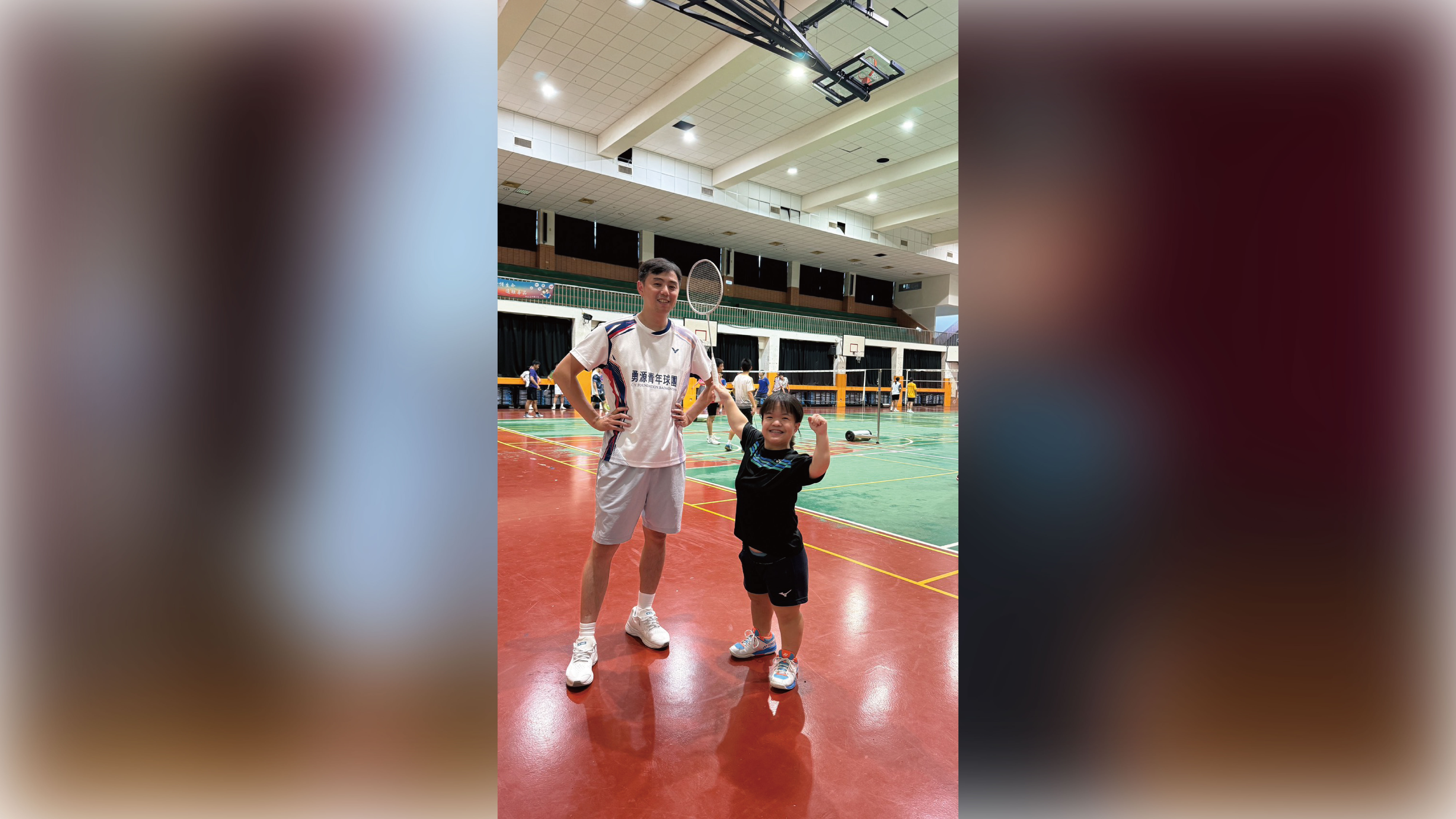 鄭竣逸是帕拉羽球國手吳于嫣的指導教練長期陪伴選手走過訓練與競賽的每一個階段