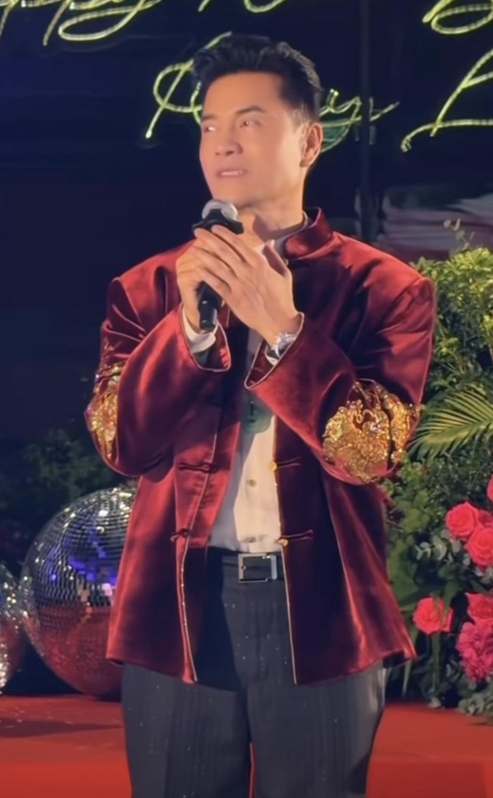 呂良偉生日當天以一身帥氣造型亮相，氣場十足。（圖／翻攝自微博）
