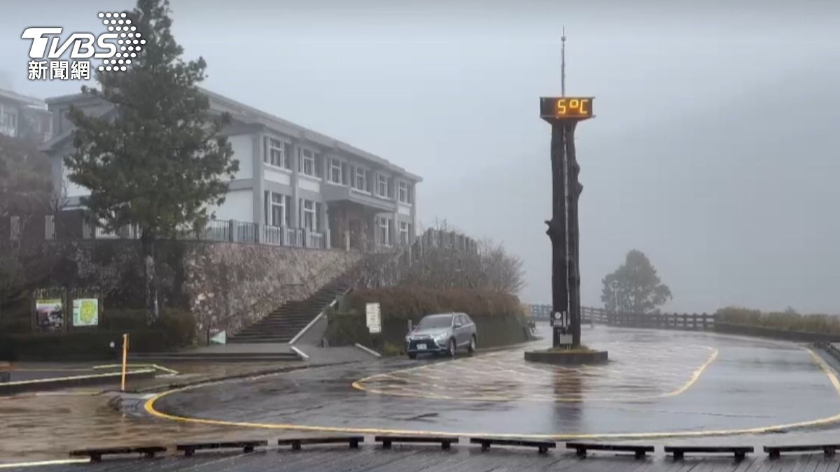 太平山目前尚未降雪。(圖/TVBS)