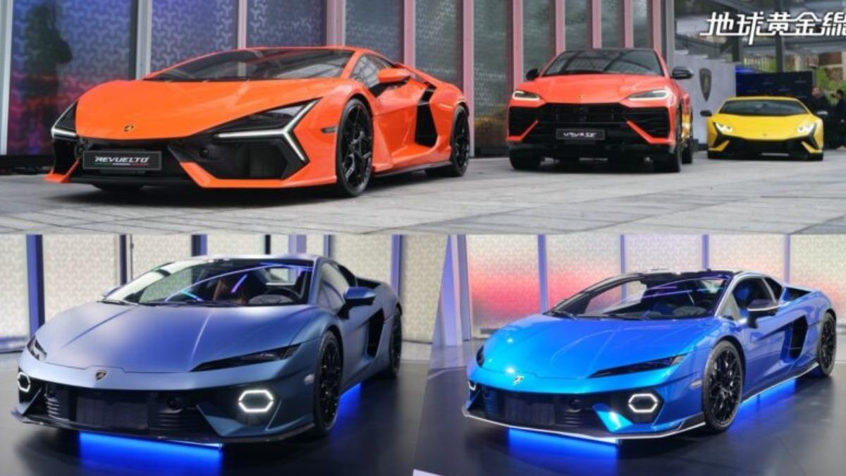 蠻牛油電三強首度同台 Lamborghini信義區辦犇擎盛典限時展出