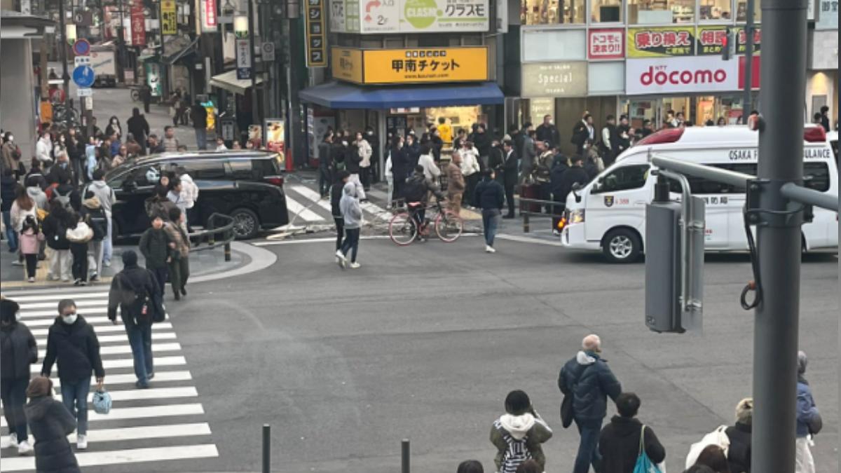 大阪鬧區「休旅車暴衝人行道」3人送醫　路人還原驚險瞬間